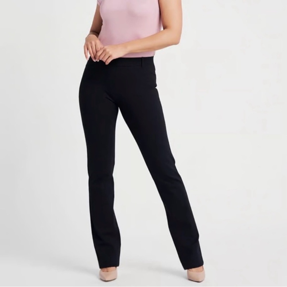 Betabrand Women’s Black Pull On Pants Stretch Trousers Sz Med Business Casual